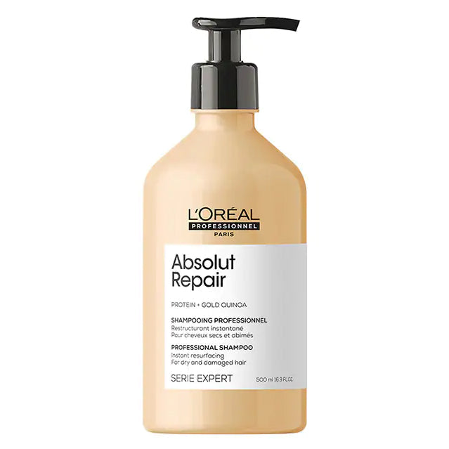 L'Oréal - Absolut Repair Gold Quinoa + Protein Instant Resurfacing Shampoo - 1,500ml
